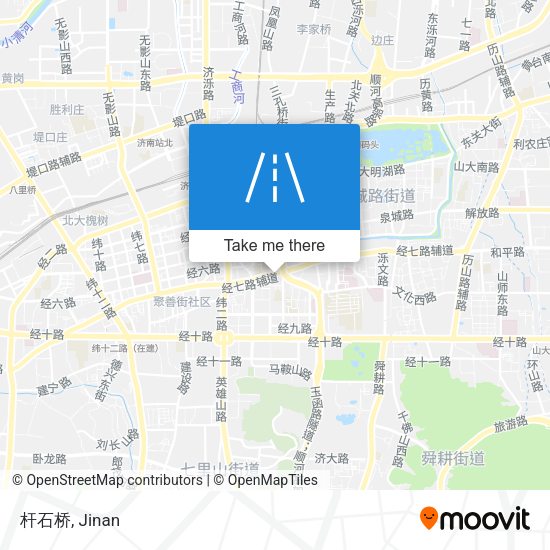 杆石桥 map