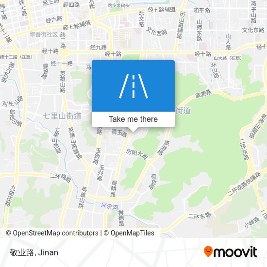 敬业路 map