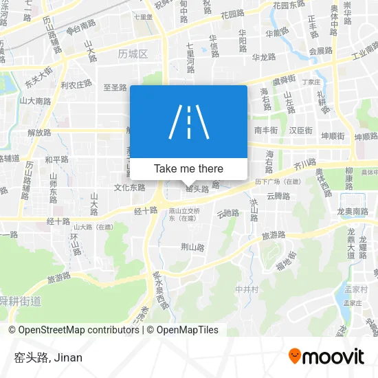 窑头路 map