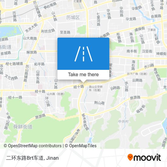二环东路Brt车道 map