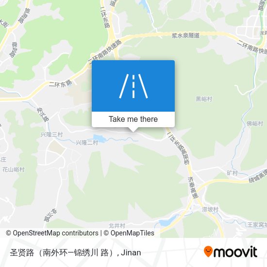 圣贤路（南外环—锦绣川 路） map