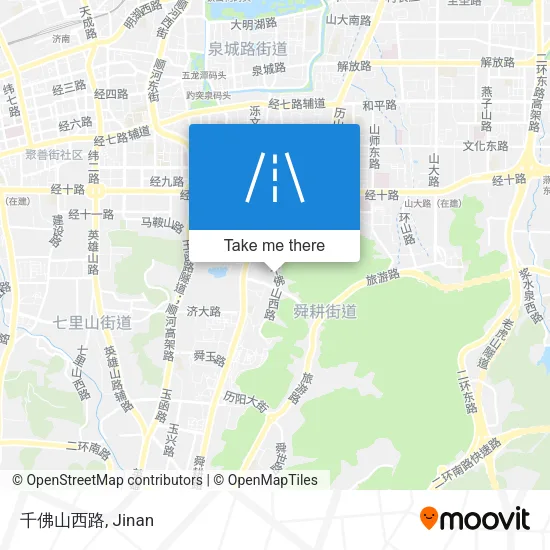 千佛山西路 map