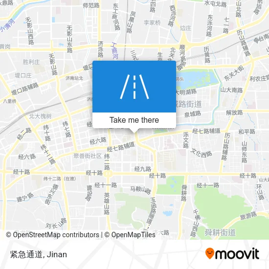 紧急通道 map