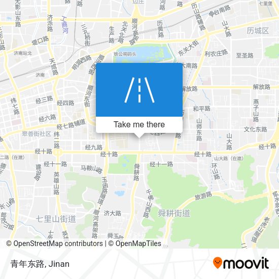青年东路 map