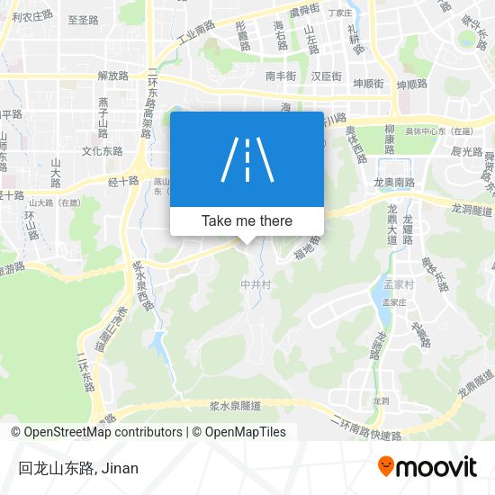 回龙山东路 map