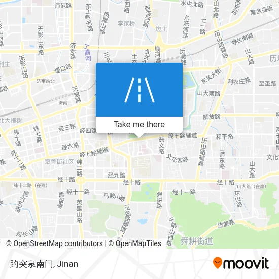 趵突泉南门 map