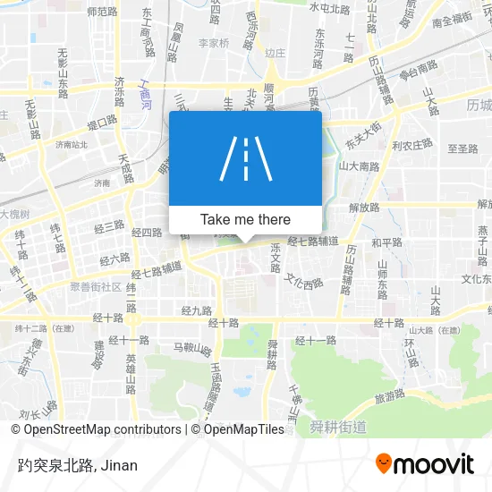 趵突泉北路 map