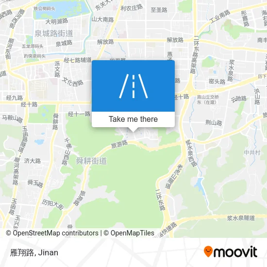 雁翔路 map