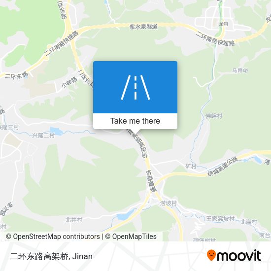 二环东路高架桥 map