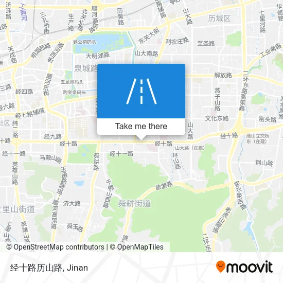 经十路历山路 map