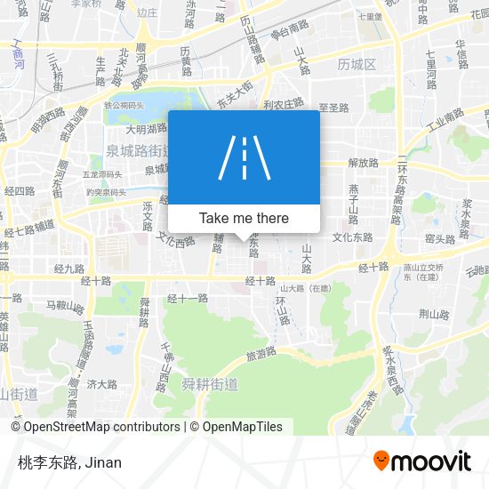 桃李东路 map
