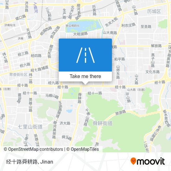 经十路舜耕路 map