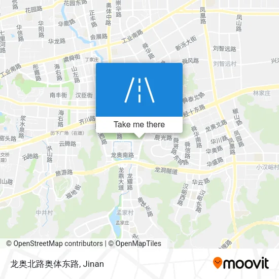 龙奥北路奥体东路 map