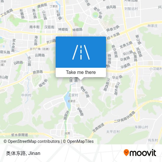 奥体东路 map