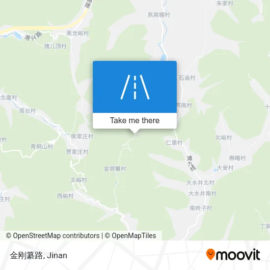 金刚纂路 map