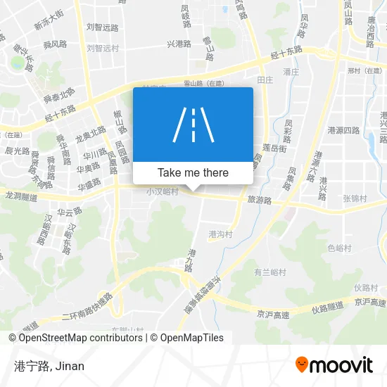 港宁路 map