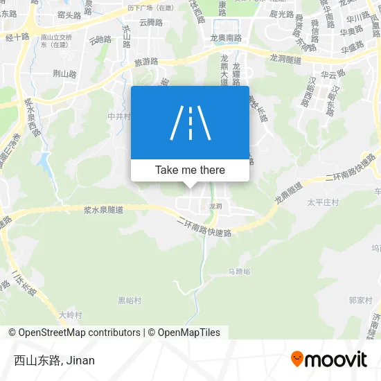 西山东路 map