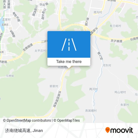 济南绕城高速 map