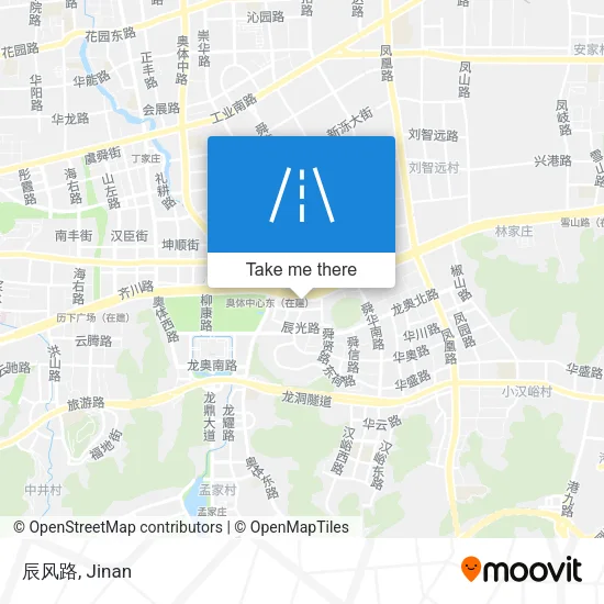 辰风路 map