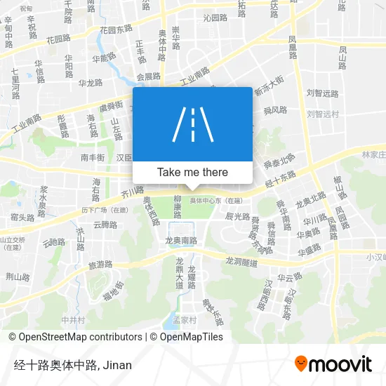 经十路奥体中路 map