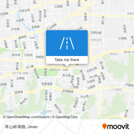 草山岭南路 map