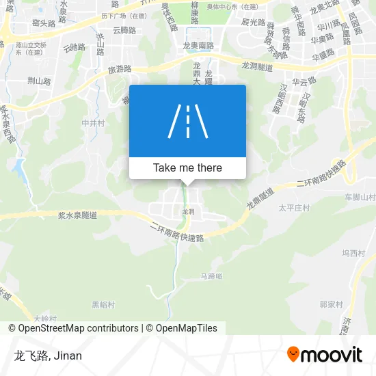 龙飞路 map
