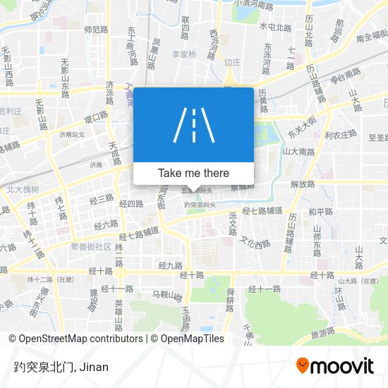 趵突泉北门 map