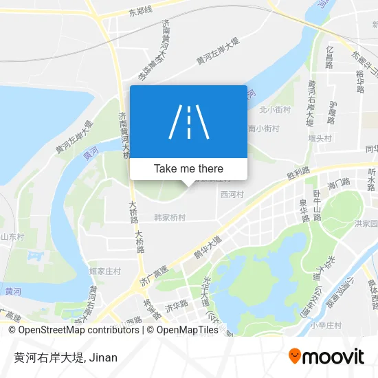 黄河右岸大堤 map