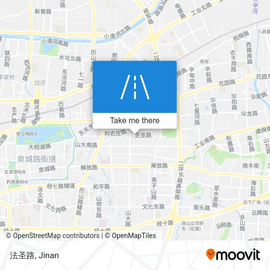 法圣路 map