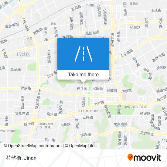 荷韵街 map