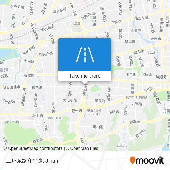 二环东路和平路 map