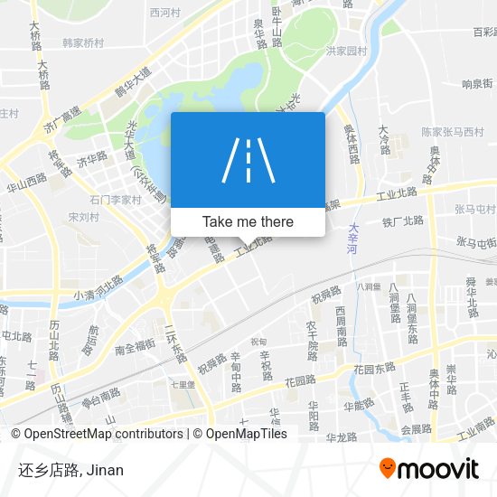 还乡店路 map