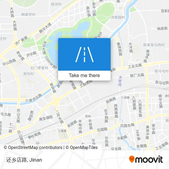 还乡店路 map