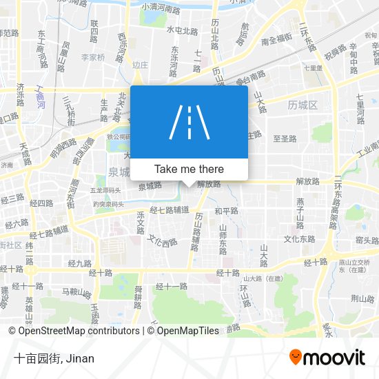 十亩园街 map