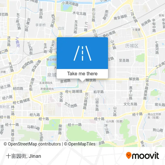 十亩园街 map