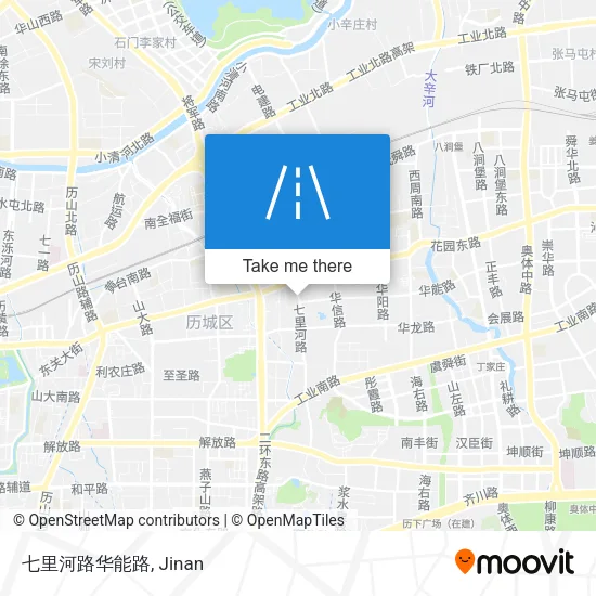 七里河路华能路 map