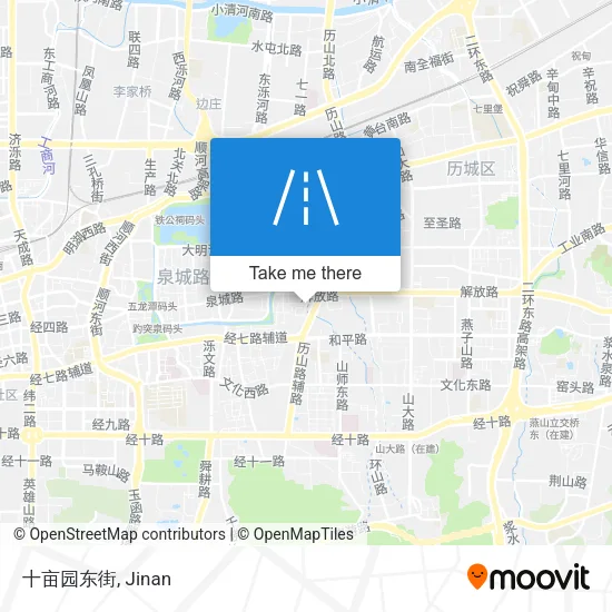 十亩园东街 map