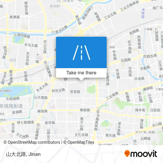 山大北路 map