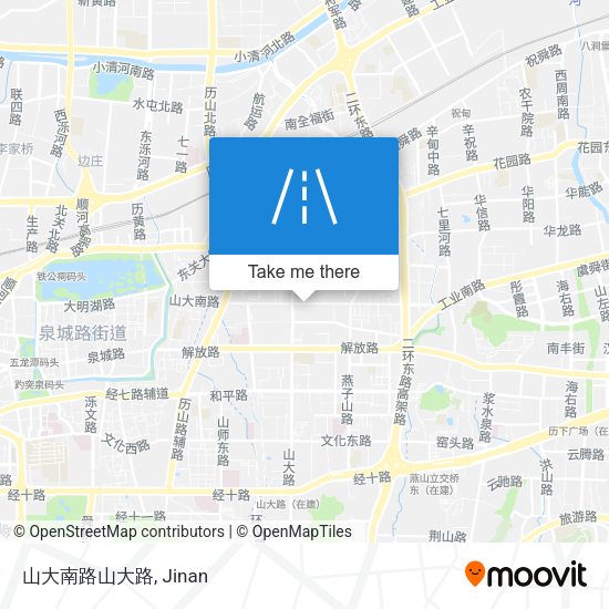 山大南路山大路 map