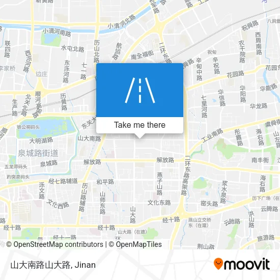 山大南路山大路 map