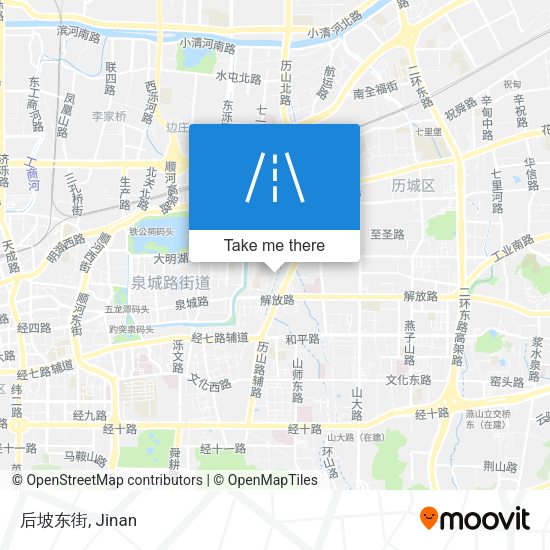 后坡东街 map