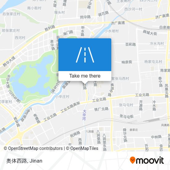 奥体西路 map