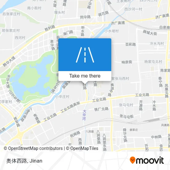 奥体西路 map