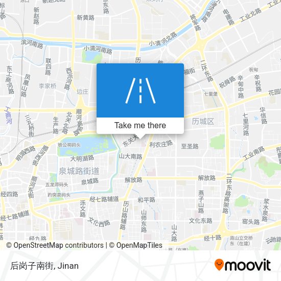 后岗子南街 map