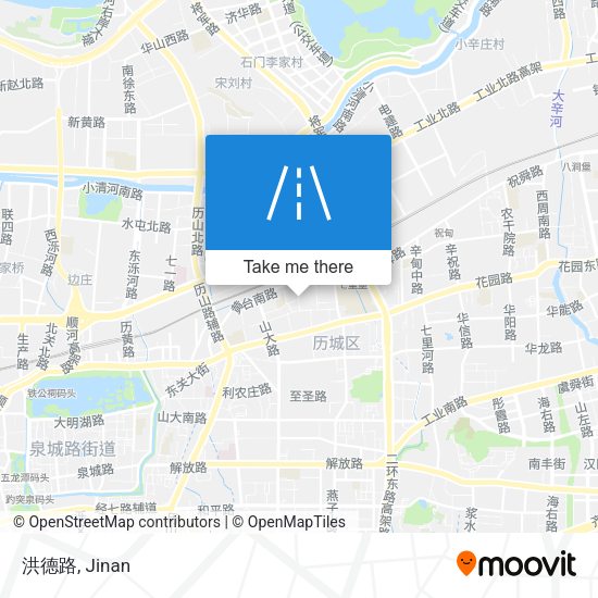 洪德路 map
