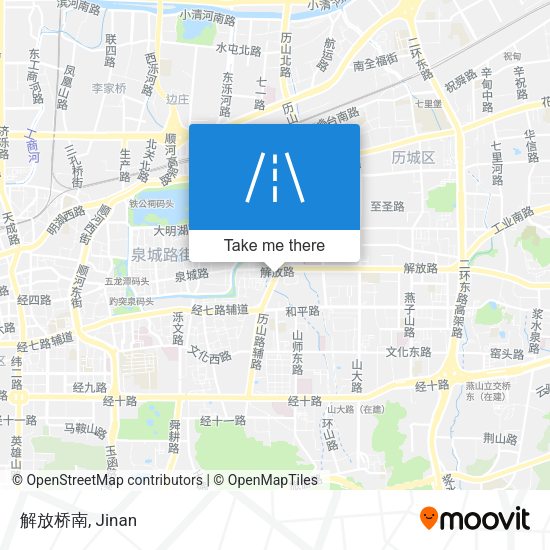 解放桥南 map