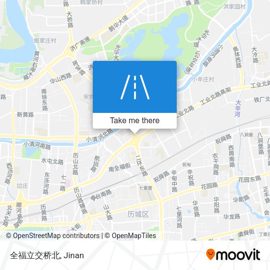 全福立交桥北 map