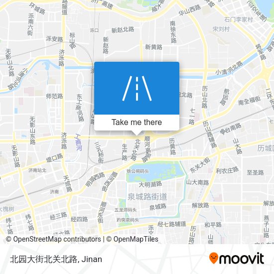 北园大街北关北路 map