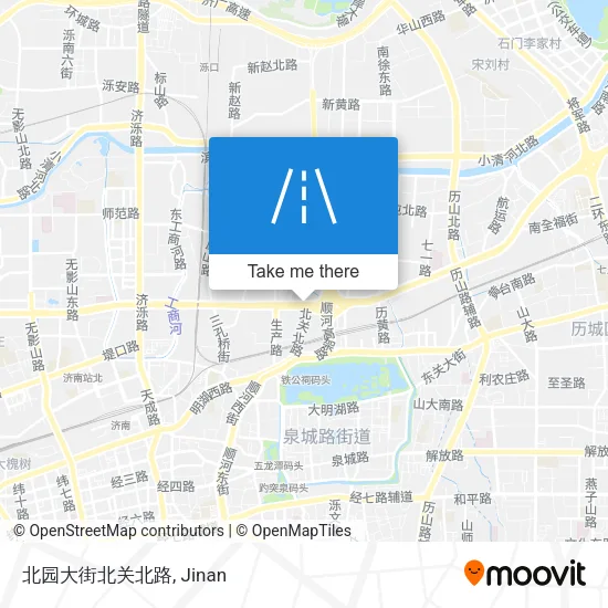 北园大街北关北路 map
