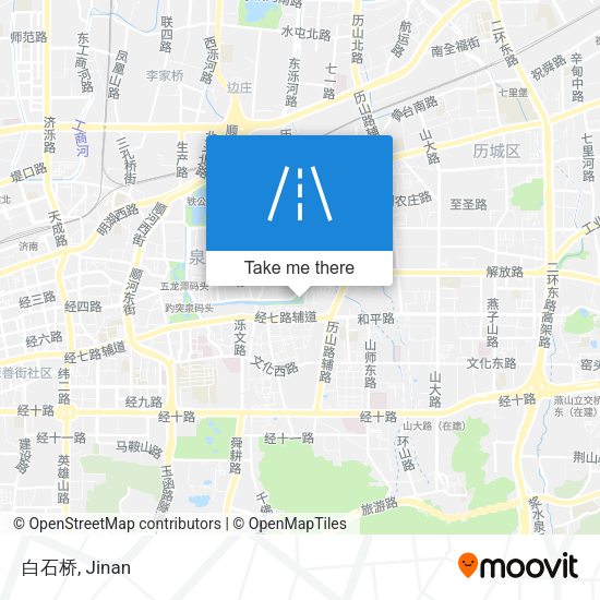 白石桥 map